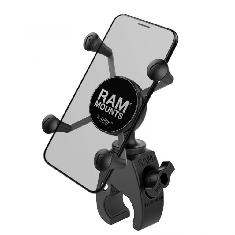 Ram Tough-Claw Mount With Universal X-Grip Cell Phone Holder(Min Width ...